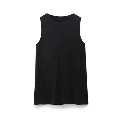 Casual O-Neck Sleeveless Vest Top